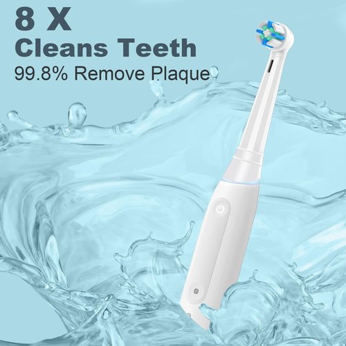 12 Count IO Replacement Heads Compatible with Oral B IO 2/3/4/5/6/7/8/9/10 Series Electric Toothbrushes, Medium Softness Brush Heads Compatible with Oral B iO for Teeth and Gums Care (White)