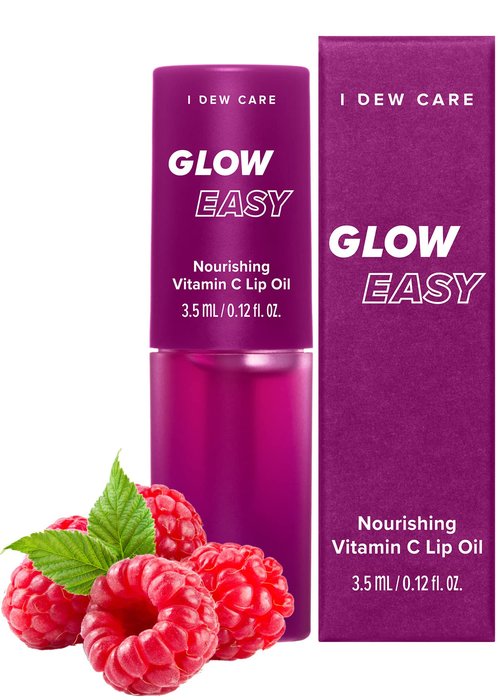 I DEW CARE Hydra Vibes 3-Hyaluronic Acid Cleanser, 150ml, 5.07 fl. oz. + Lip Oil Gloss - Glow Easy, 0.12 Fl Oz Bundle