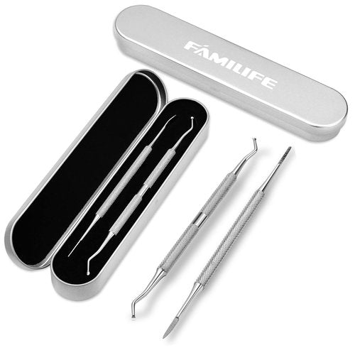 Gifts for Men, Familife Manicure Set Nail Clippers Pedicure Kit Manicure Kit Nail Clipper Set 16pcs Grooming Kit Manicure Set Professional and 100% Stainless Steel Ingrown Toenail File and Lifter