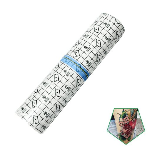 Tattoo Aftercare Bandage Roll 10" x 10 Yard - Waterproof Transparent Film for Tattoo Initial Healing and Skin Repair Adhesive Tattoo Supply Wrap