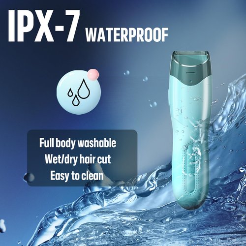 Favrison Vacuum Hair Clippers for Kids & Men, Electric Haircut Kit with Dual Motor Power, Cordless Professional Hair Trimmer, IPX7 Waterproof & Rechargeable