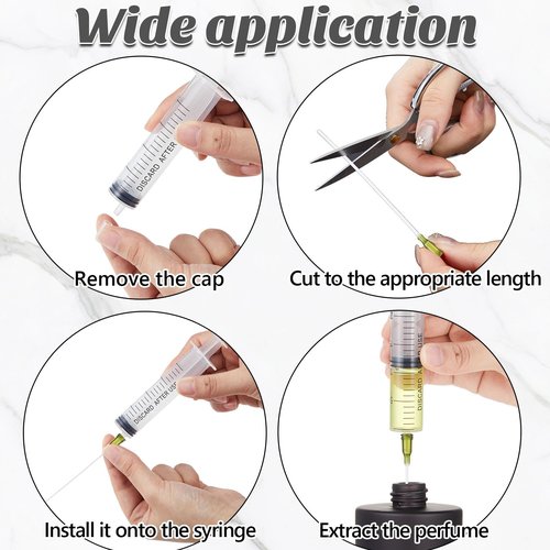Teenyyou 12 Pack 50 ml Glass Perfume Bottles and Refill Tools Set, Travel Perfume Atomizer Spray Bottles, Portable Empty Refillable Atomizer Decanters with Dispenser Transfer Kit (Black)