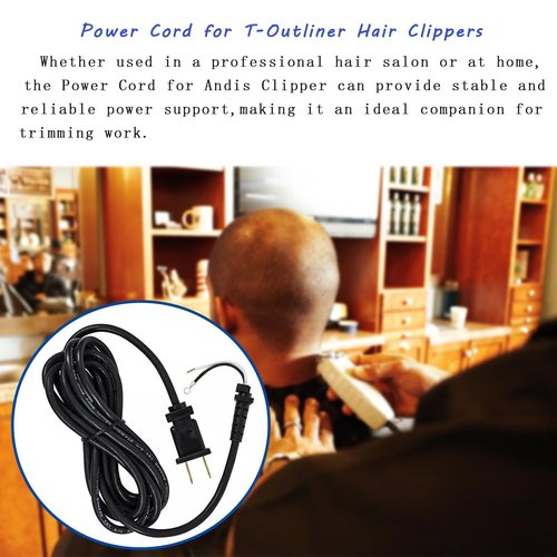 04624 Trimmer Cord for Andis Cord,Power Line for T-Outliner Clippers Hair Trimmer