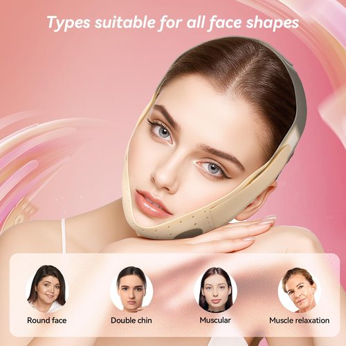 Chin Strap for Sleeping,Adjustable Chin Strap,Jaw Strap,Jawline Shaper,V Line Lifting Mask