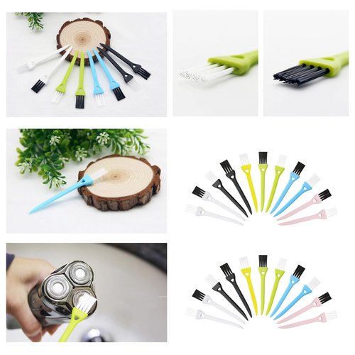 TorSor 10 Pack Keyboard Cleaning Brushes Kit Mini Crevice Cleaning Brush Electric Shaver Cleaning Brushes Gaming Mouse Groove Gap Scraper Tools Electric Razor Brush Keyboard Cleaner for Small Space