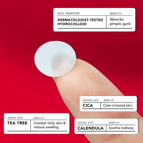 AVARELLE Pimple Patches Hydrocolloid Acne Patches, Acne Spot Treatment for Blemishes and Zit with Tea Tree Oil, Calendula Oil and Cica Oil for Face, Vegan, Cruelty F(8 XL + Variety + 80 CT)