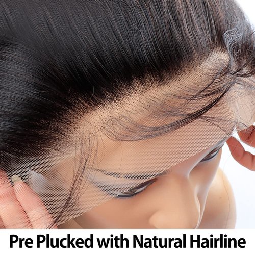 Cheap 13x4 HD Lace Frontal Closure Ear to Ear Straight Transparent Lace Frontal Human Hair Closures Pre Plucked With Baby Hair 100% Unprocessed Brazilian Virgin Human Hair Closure For Black Women