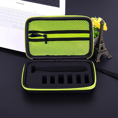 LinMei Travel Shaver Case Compatible with One Blade QP2724/90 QP2834/70 QP2630/72 Hybrid Electric Trimmer Hard Portable Storage Carrying Case for Shavers and Accessories