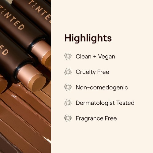 Live Tinted HUESTICK Complexion Stick - Medium-to-Full Buildable Coverage - Soft Matte Finish - Multitasking Makeup Stick - Lightweight, Creamy Formula - Shade 17