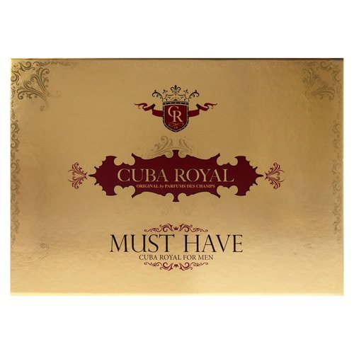 Cuba Royal for Men Gift Set (Eau de Toilette Spray 3.4 ounce, Eau de Toilette Spray 1.17 ounce, Shower Gel, After Shave, Body Spray)