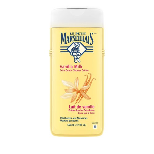 Le Petit Marseillais Extra Gentle Shower Cream, Vanilla Milk, 22 Fluid Ounce
