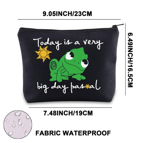 JNIAP Pascal Makeup Bag Lover Gifts Today Is a Very Big Day Zipper Pouch (Very Big Day black mb)