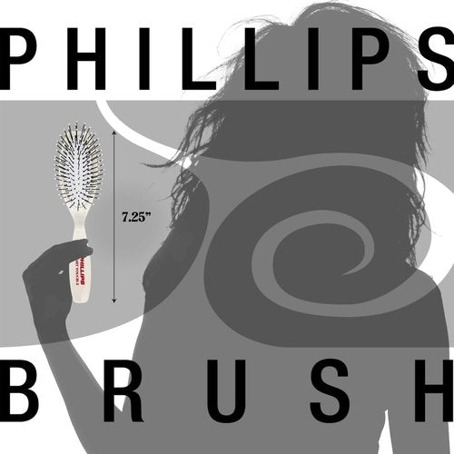 Phillips Brush Light Touch 1 and 2 Oval Cushioned Brush Combo Pack