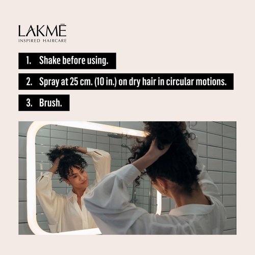 LAKMÉ K.Finish Fresh Texturizing Dry Shampoo, Dry Texture Spray for Hair Volume, Volumizing Spray, 6.8 Fl Oz