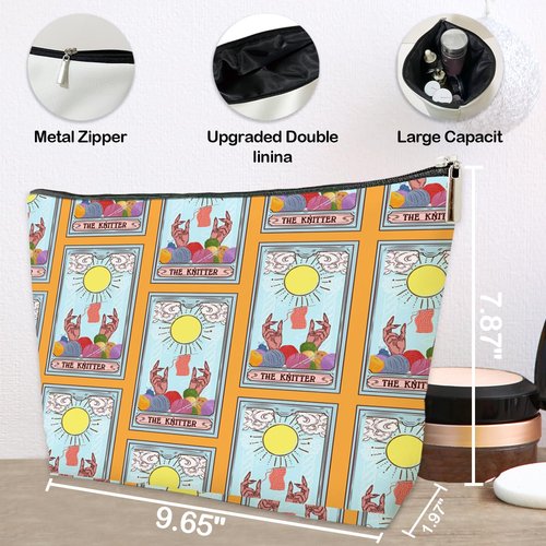Crochet & Knitting Gifts: Makeup & Accessory Bags, Beach Bag, Supply Gift