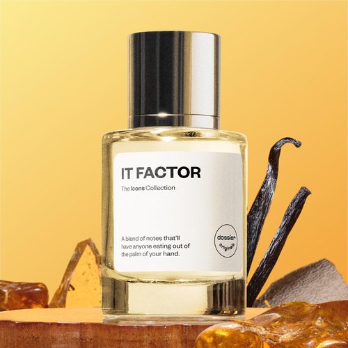 Dossier Originals - IT FACTOR - Eau de Parfum - 50 ML - For Women Men Unisex - Long-lasting Perfume Crafted in France - Vegan - Pure Infused - Perfume Spray