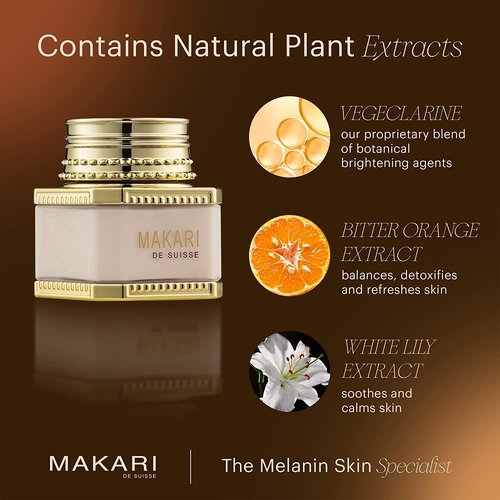 MAKARI Classic Day Radiance Face Cream (1.85 fl.oz) | Anti-Aging Treatment for Dark Marks, Scars, Blemishes, and Hyperpigmentation | Moisturizing Face Day Cream for Dry & Maturing Skin