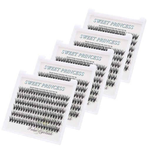 Bodemrincer 20 Root Thickness 0.07mm C Curl 8-10-12-14-16mm MIX 7D/10/12/20/30/40/50/60D 3D Individual Eyelashes Extension Soft Black Fake False Eye Lashes Tools (5 PACKS-14MM)