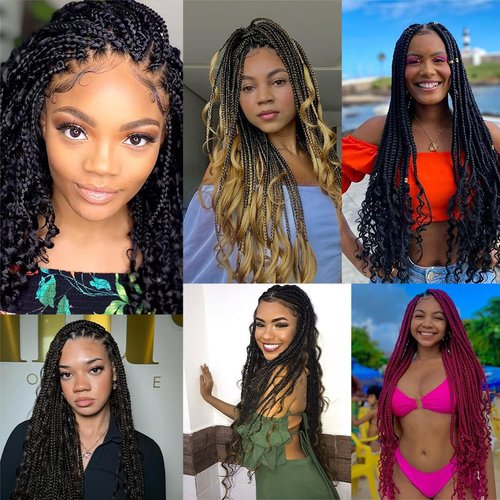Human Braiding Hair, 2 Bundle 100g 16 Inch Boho Braids Human Hair 10A Deep Wave Bulk Brazilian Virgin No Weft Wavy Hair Extension for Boho Knotless Bohemian Micro Braid Bulk for Braiding 99J