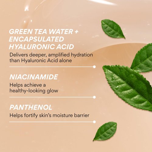 innisfree Green Tea Seed Hydrating Serum Refill with Hyaluronic Acid & Niacinamide, Korean Face Serum for Glow