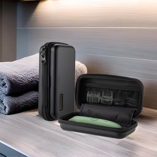 WIZONER Trimmer Case, Razor Storage Bag Shaver Travel Hard EVA Box for Electric Trimmer and Accessories - Case Only (Black)