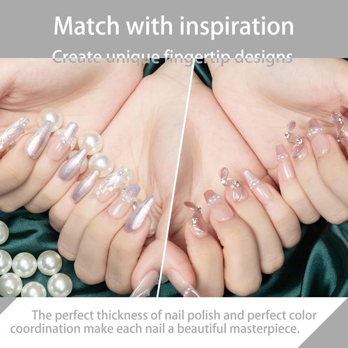BQEIVO Gel Nail Polish 12 ml Dreamy,shimmery gel nail polish with lasting shine Cured with UV lamp Ideal for at-home manicure, beach parties, and nail art (Stardust Silver)