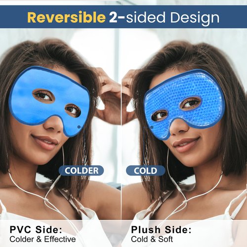BeeVines 4 Pack Gel Eye Masks