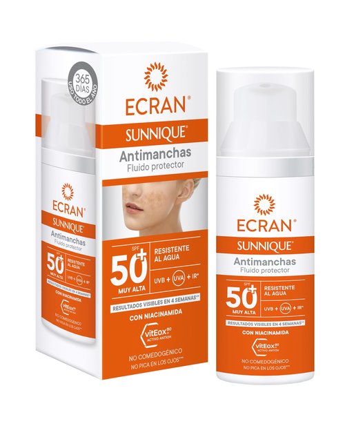 Ecran Sunnique Antimanchas Facial Spf50+ 50 Ml