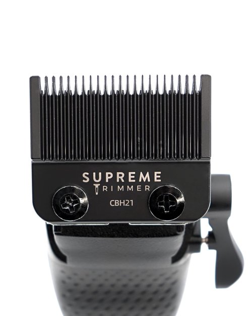Supreme Trimmer DLC Coated Steel Hybrid Replacement Blade CBH21 | Tade Blade for Darkstar72 Clipper & Most Hair Clippers | Black