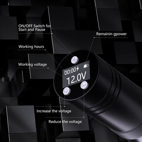 MICEYA V73 Wireless Tattoo Pen Cartridge Machine, Rotary Tattoo Gun with 1,800mAh Battery, Powerful Coreless Motor, and 3.5mm Stroke for Beginner and Professional Tattoo Artists