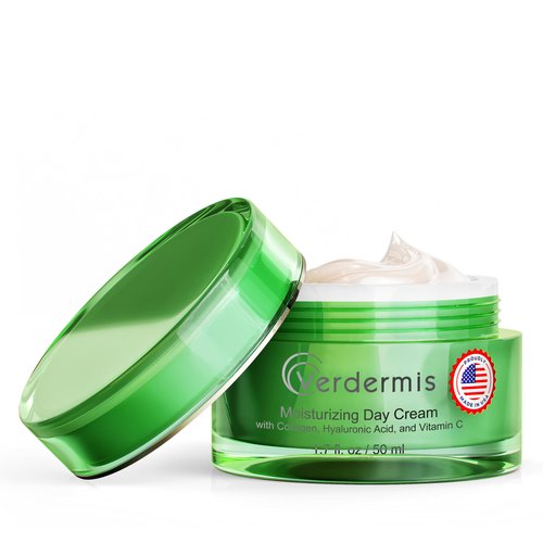VERDERMIS Moisturizing & Hydrating Day Cream. For a Silky-Smooth Skin and Optimal Hydration. Clean. With Organic Ingredients. Made in USA.