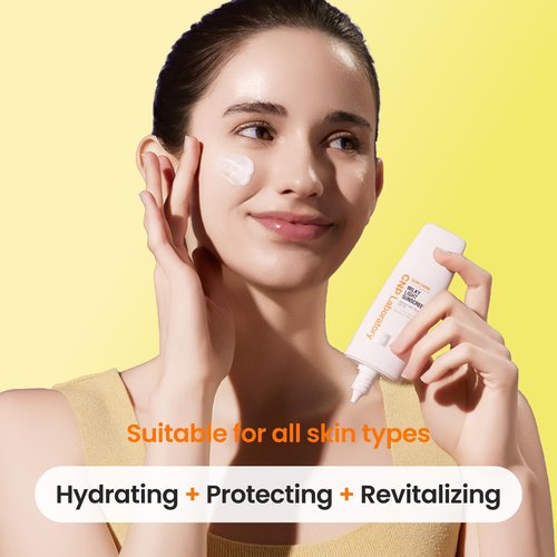 CNP Daily Milky Light Sunscreen (1.7 fl. oz.) - Broad Spectrum SPF 50 UV Protection with Niacinamide, for Face & Body, No White Cast, Fast Absorbing, Non-Greasy Finish, Gifts for Women