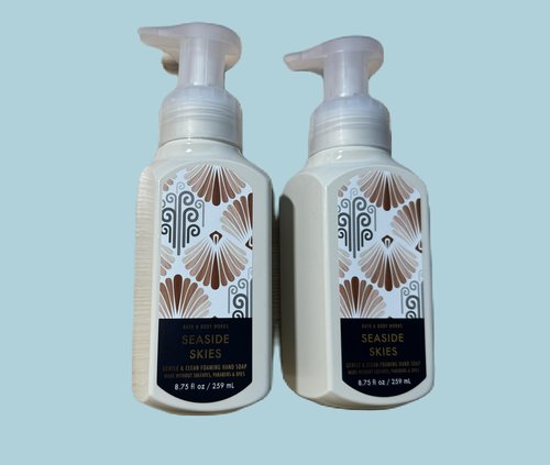 Generic Seaside Skies Gentle & Clean Foaming Hand Soap by Bath body Works, 8.75 fl oz/ 259 mL each, Full Size, Pack of 2
