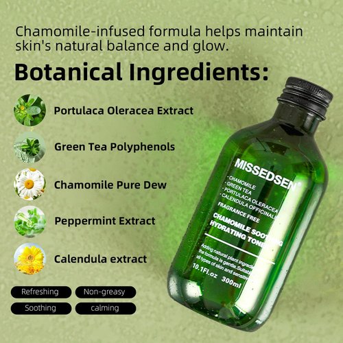 Facial Toner Hydrating Toner for Face Deep Moisturizing Skin Toner Refreshing for Sensitive, Dry, All Skin Types, Fragrance-Free Non Comedogenic 10.1Fl Oz (1)