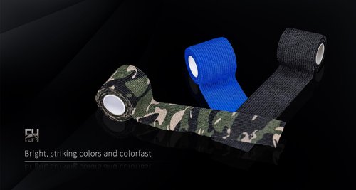 EH Tattoo Grip Tape 24Pcs Self-adhesive Bandage Cohesive Elastic Wrap for Tattoo Pen Machine Accessories