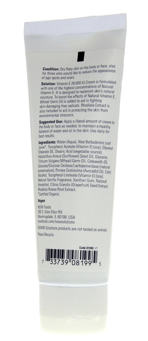 Vitamin E Cream 28,000 IU - 4 oz. (Two Pack)