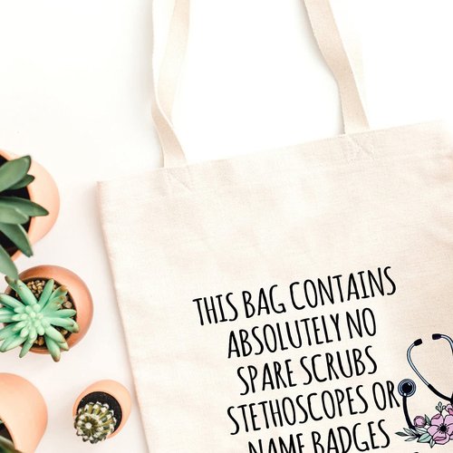 WCGXKO Nurse Retirement Gift Funny Tote Bag for Retired Nurse Gift Coworker Retirement Gift (RETIRED NURSE2)