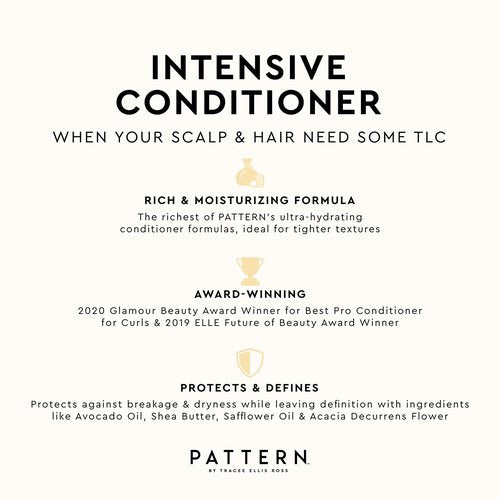 PATTERN Beauty by Tracee Ellis Ross Intensive Conditioner - Deep Hydration for Curly Hair 3c-4c