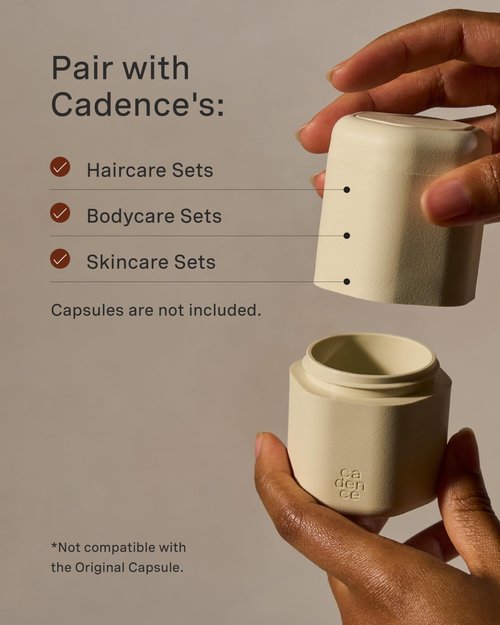 Cadence Extender - Add On to Any Flex Magnetic Containers with Lids,Extension to Travel Bottles for Toiletries - Carry On Travel Essentials For Women/Men - Adds Additional 1.43 fl oz - 3pk, Sand