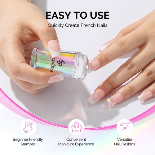 MelodySusie Electric Nail Drill - Cordless File for Acrylic Gel Nails with Nail Stamper Kit,