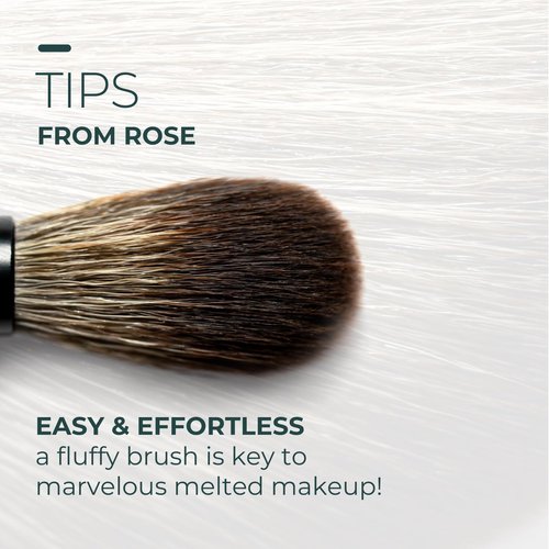 Rose and Ben Beauty E29 Blending Crease Brush | Tapered Dome for Contouring & Depth | Cruelty-Free Bristles