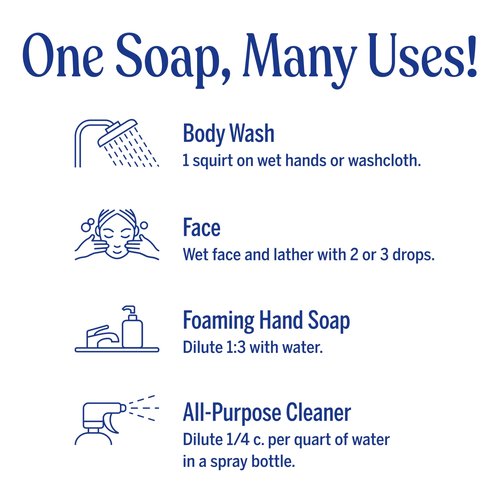 Dr. Bronner's Magic Soap - Pure-Castile Liquid Soap (Lavender, 32 ounce, 2-Pack) -Regenerative Organic Certified Oils, 18-in-1 Uses: Body, Hair, Laundry, Pets & Dishes, Concentrated, Vegan, Non-GMO