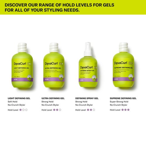 DevaCurl Light Defining Gel Soft Hold Non-Crunch Styler, Bright Breeze, 12 fl. oz