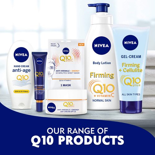 NIVEA Q10 Energy Healthy Glow Face Day Cream (50 ml), Energising Day Cream, Face Cream for Women, Moisturising Cream, Face Cream with Q10, Vitamin C, and Vitamin E