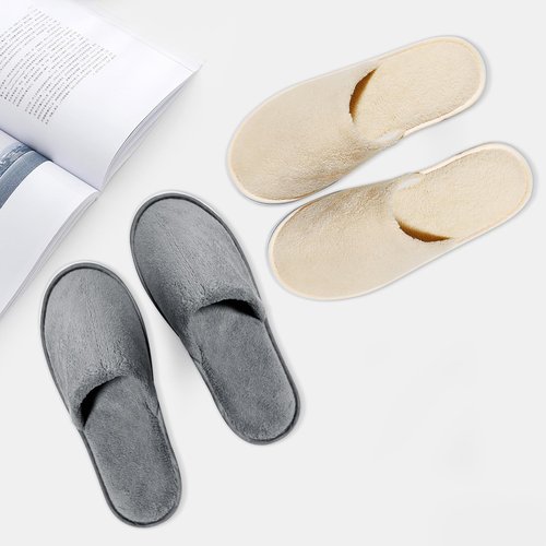 SENJUNSAFE 14 Pairs guest slippers disposable for guests Washable Reusable Which Can Be Used As Women Men House Indoor Bathroom Bedroom hotel(US Men Size 10Women 11)