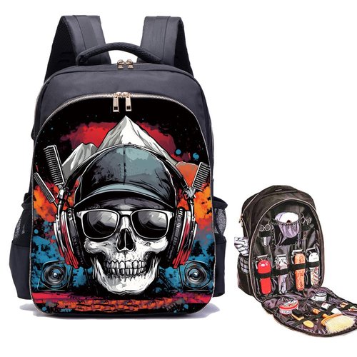 Large Barbers bags for Clippers and Supplies Makeup Backpack Bag Organizer for Hairstylists Bookbag for Travel Tools Bag for Men