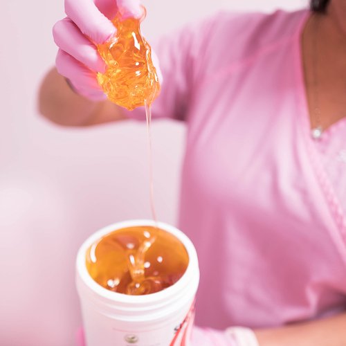Soft Sugaring Paste by Sugaring NYC for Facial, Arms, Lower Legs - Kit with Applicator