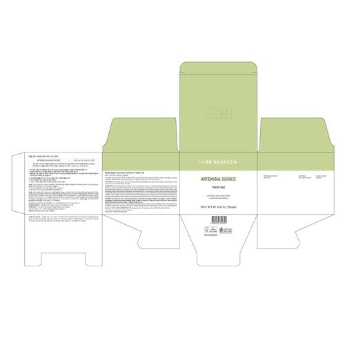 BRING GREEN Artemisia Calming EX Toner Pad 75pads