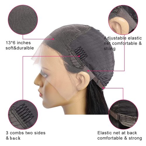 Tascal Bob Wig Human Hair 13x6 Straight Bob Human Hair Wig Short Bob Straight Lace Front Wigs Human Hair Wigs for Black Women Pre Plucked with Baby Hair 180% Density 8 Inch