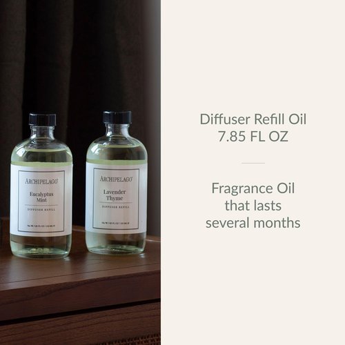 Archipelago Botanicals Pomegranate Citrus Reed Diffuser Oil Refill, Home Fragrance Oil for Diffuser, Long-Lasting Natural Home Fragrance, Diffuser Oil Scents, 7.85 Fl Oz